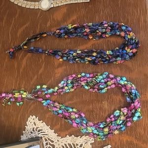 Homemade boho necklaces